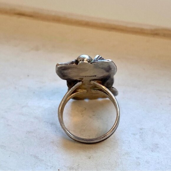 sterling lapis ring - Picture 12 of 15